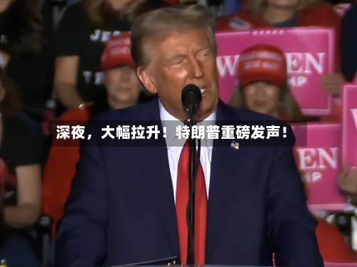 深夜，大幅拉升！特朗普重磅发声！-第2张图片