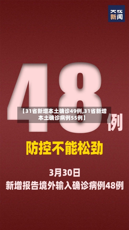 【31省新增本土确诊49例,31省新增本土确诊病例55例】-第2张图片