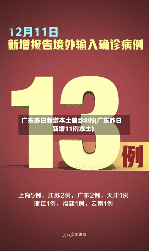 广东昨日新增本土确诊8例(广东昨日新增11例本土)-第1张图片