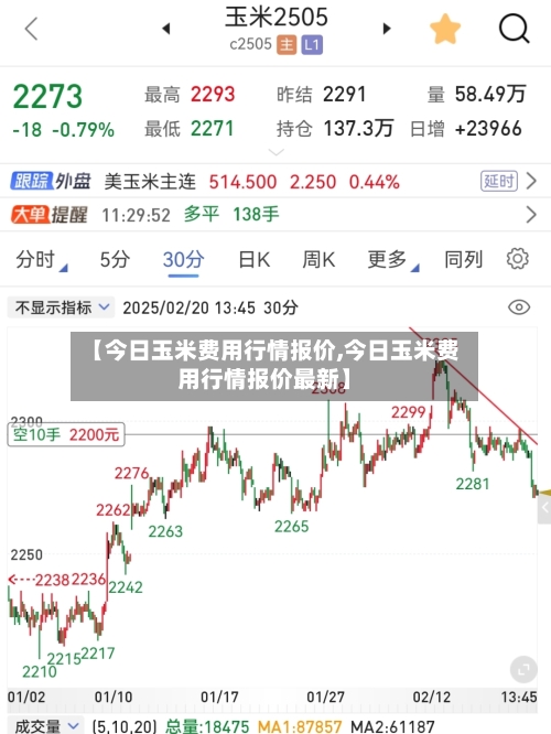 【今日玉米费用行情报价,今日玉米费用行情报价最新】-第3张图片