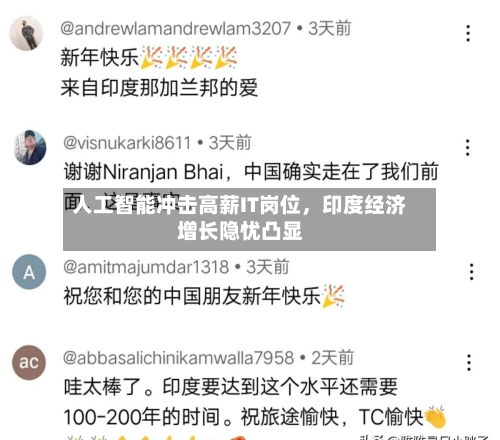 人工智能冲击高薪IT岗位，印度经济增长隐忧凸显-第3张图片