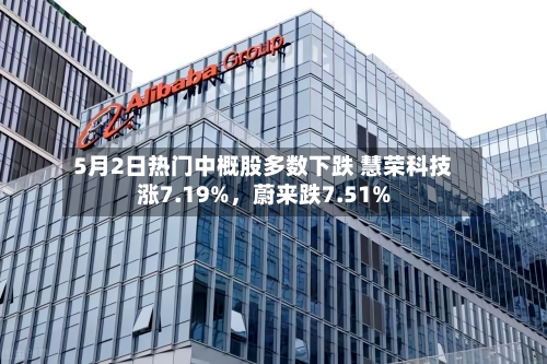 5月2日热门中概股多数下跌 慧荣科技涨7.19%，蔚来跌7.51%-第3张图片
