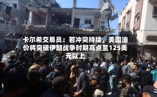 卡尔希交易员：若冲突持续，美国油价将突破伊朗战争时期高点至125美元以上-第2张图片