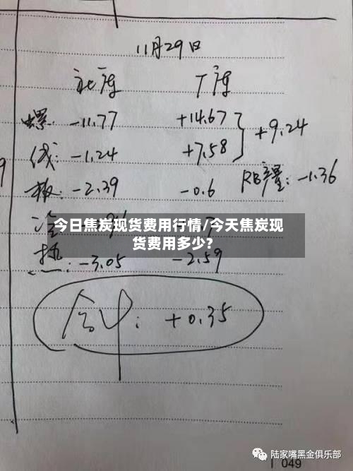 今日焦炭现货费用行情/今天焦炭现货费用多少?-第3张图片