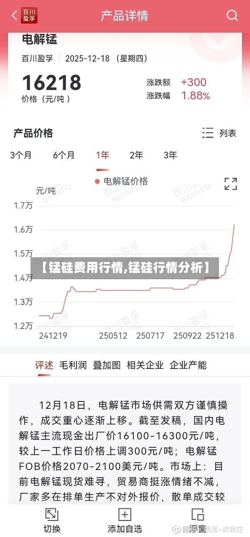 【锰硅费用行情,锰硅行情分析】-第3张图片